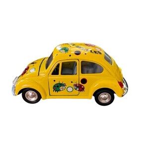 Funny Beetles VW Volkswagen Bug SS-5702 Diecast Pull-Back 5 x 2-1/2 x 2"